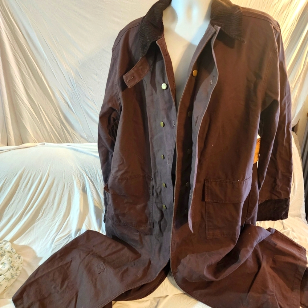 Scully Long Canvas Duster - Large